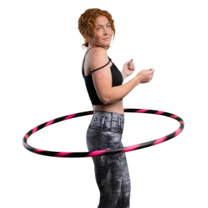 Hula Hoop para principiantes, 100 cm, rosa-neon