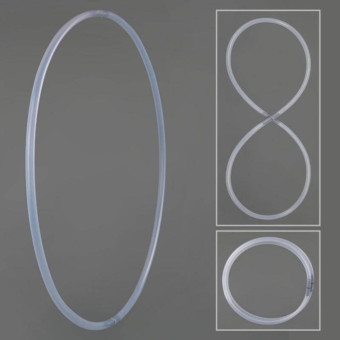 Hoopomania Opvouwbare Hula Hoop Rohling Hoelahoep PE 25 mm Zwart 140cm