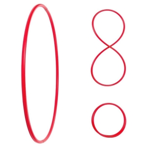Pieghevole Hula Hoop, HDPE-20mm, colorato, Ø105/100/95/90cm