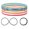 Foldable Hula Hoop, HDPE-20mm, colored, Ø105/100/95/90cm