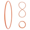 Pieghevole Hula Hoop, HDPE-20mm, colorato, Ø105/100/95/90cm