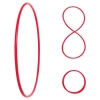 Pieghevole Hula Hoop, HDPE-20mm, colorato, Ø105/100/95/90cm