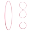 Faltbarer Hula Hoop, HDPE-20mm, Pink, Ø95 cm