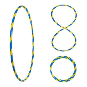 Cerceau Hula Hoop coloré, pliable, Ø90/95/100cm