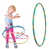 Bunter Kinder Hula Hoop für kleine Profis, Ø60cm, Grün-Orange