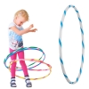 Bunter Kinder Hula Hoop für kleine Profis, Ø60cm, Weiss-Blau