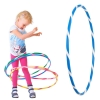 Bunter Kinder Hula Hoop für kleine Profis, Ø60cm, Blau-Weiss