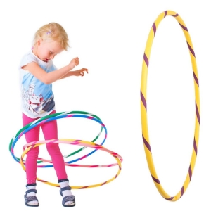 Colorful Kids Hula Hoop for small professionals, Ø70cm Yellow-Purple