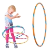 Bunter Kinder Hula Hoop für kleine Profis, Ø70cm, Orange-Blau