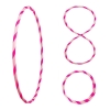 Colorful Hula Hoop, foldable, Ø90cm Pink-Pink