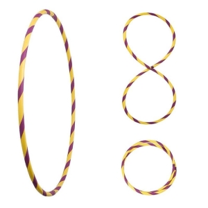 Hula hoops colorati, pieghevole, Ø90cm Giallo-Viola