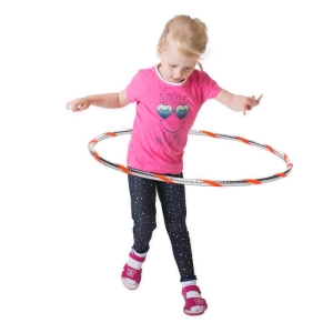 Funny Kinder Hula Hoop, Ø60cm, Silber-Orange