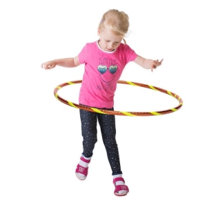 Funny Hula Hoop pour enfants,  Ø80cm Orange-Jaune (neon)