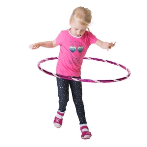 Funny Kinder Hula Hoop, Ø80cm, Pink-Weiss