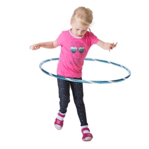 Funny Hula Hoop pour enfants,  Ø80cm Turquoise-Blanc