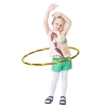 Glamour Hula Hoop for kids, Ø70cm Yellow-Yellow