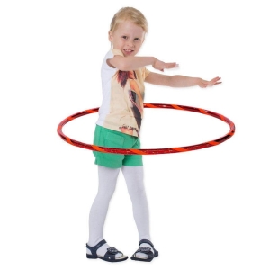 Super Star Hula Hoop para niños, Ø60cm Rojo-Naranja