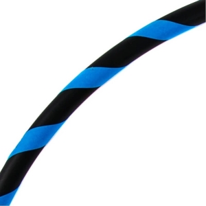 Plegable Hula Hoop para principiantes, Neon-azul, Ø100cm
