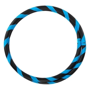Plegable Hula Hoop para principiantes, Neon-azul, Ø100cm
