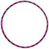 Faltbarer Anfänger Hula Hoop Reifen, Neon-Pink Ø100cm