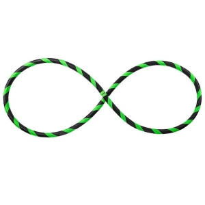 Pieghevole Hula Hoop per principianti, Neon-verde Ø105cm