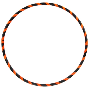 Plegable Hula Hoop para principiantes, Neon-naranja Ø100cm