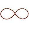 Foldable Beginner Hula Hoop, Neon-Orange Ø90cm