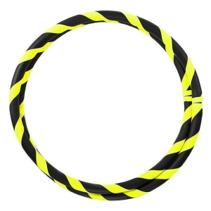 Faltbarer Anfänger Hula Hoop Reifen, Neon-Gelb Ø100cm