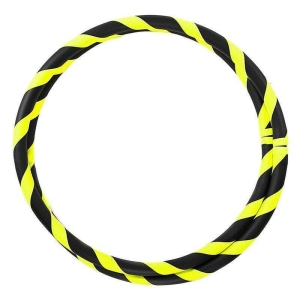 Faltbarer Anfänger Hula Hoop Reifen, Neon-Gelb Ø105cm