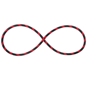 Plegable Hula Hoop para principiantes, Rojo Ø100cm