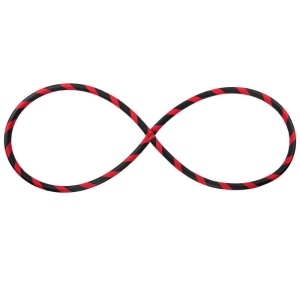 Plegable Hula Hoop para principiantes, Rojo Ø105cm