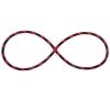 Plegable Hula Hoop para principiantes, Rojo Ø105cm