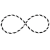 Pliable Cerceau Hula Hoop pour débutants, Blanc Ø100cm
