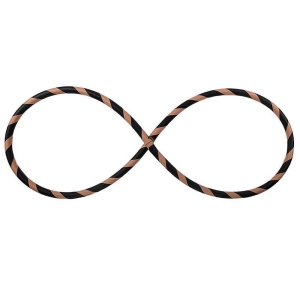 Faltbarer Anfänger Hula Hoop Reifen, Braun Ø105cm