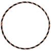 Faltbarer Anfänger Hula Hoop Reifen, Braun Ø105cm