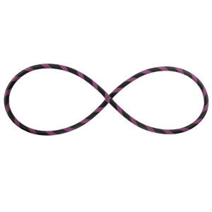 Pliable Cerceau Hula Hoop pour débutants, Violet Ø90cm