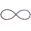 Pliable Cerceau Hula Hoop pour débutants, Violet Ø90cm