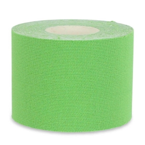 Kinesiologie Tape, elastische Bandage für Physiotherapie 50 mm x 5 m, Grün