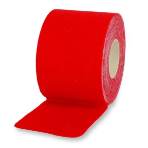 Kinesiologie Tape, elastische Bandage für Physiotherapie 50 mm x 5 m, Rot
