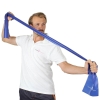 Hoopomania Fitnessband - Gymnastikbänder für Yoga - Latex frei! 1x Blau 200 cm