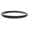 Faltbarer Hula Hoop Rohling, 25er Rohr, Ø 90cm, Schwarz