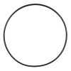 Plegable Hula Hoop en blanco,  Ø 95cm, Negro