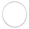 Foldable Hula Hoop Blank, Ø 95cm, White