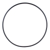 Faltbarer Hula Hoop Rohling, 25er Rohr, Ø 140cm, Schwarz