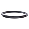 Faltbarer Hula Hoop Rohling, 25er Rohr, Ø 140cm, Schwarz