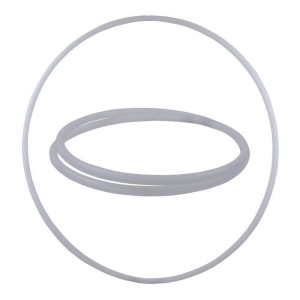 Faltbarer Hula Hoop Rohling, 25er Rohr, Ø 140cm, Weiss