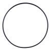 Hula Hoop blank, pluggable (Snap Button), Ø 100cm, Black