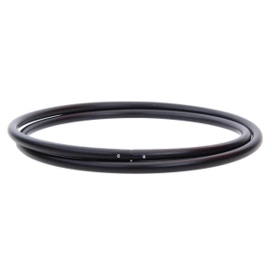 Hula Hoop en blanco, enchufable (Snap Button), Ø 130cm, Negro