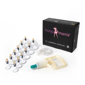 Hoopomania Cupping Set 12 pcs cupping massage therapy