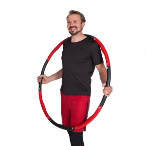 Hoopomania Weight Hoop Schaumstoff Hula Hoop, 1.5 kg Red Devil